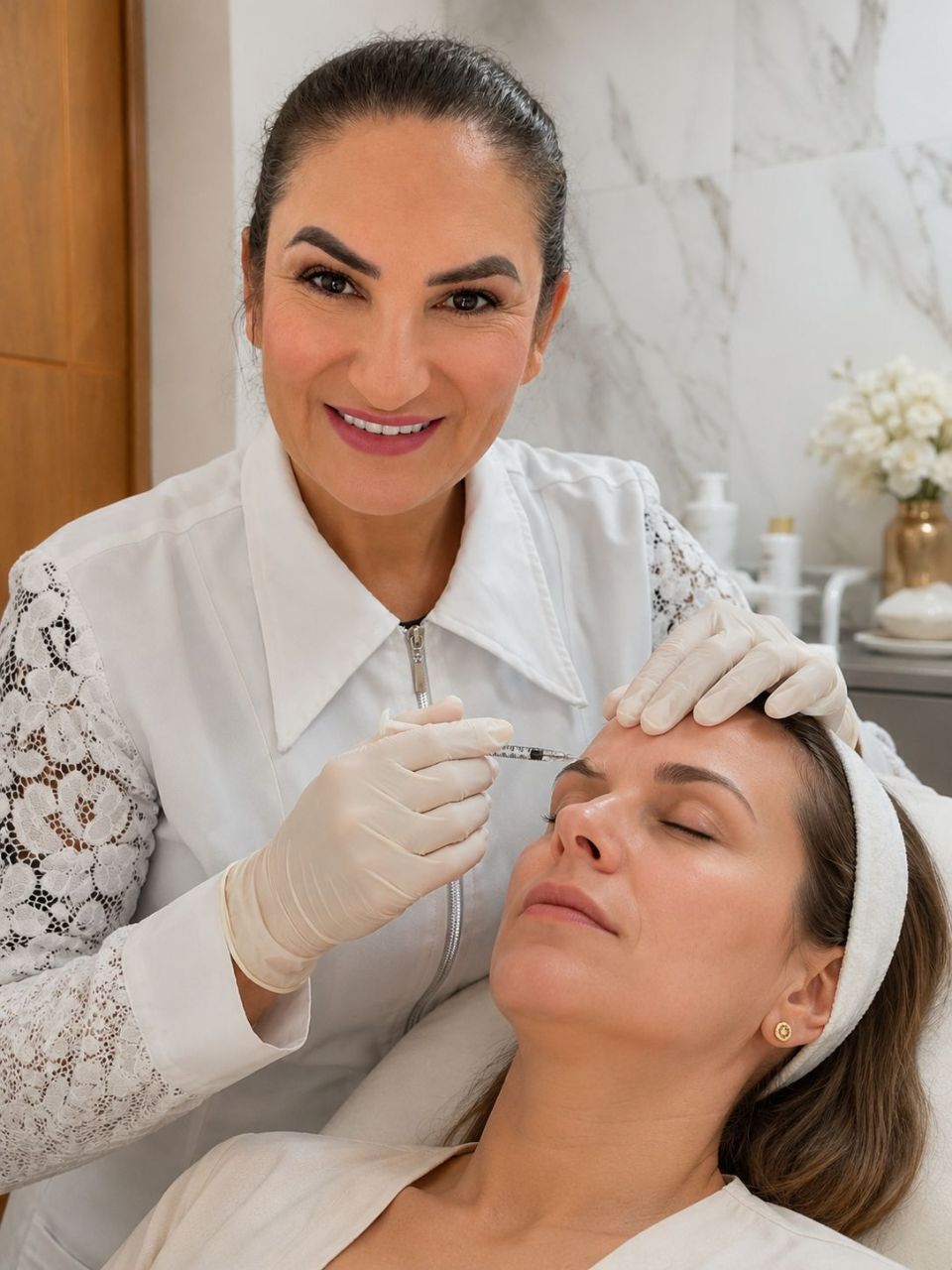 Dra. Tereza Carvalho em atendimento